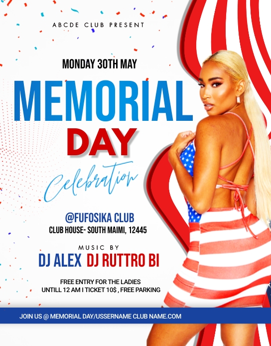 Copy of Memorial Day Celebration Flyer | PosterMyWall