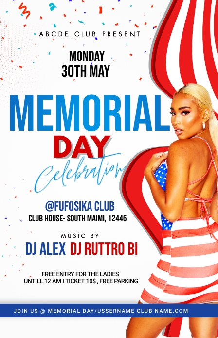 Copy of Memorial Day Celebration Flyer | PosterMyWall