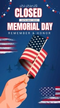 memorial day Instagram Story template