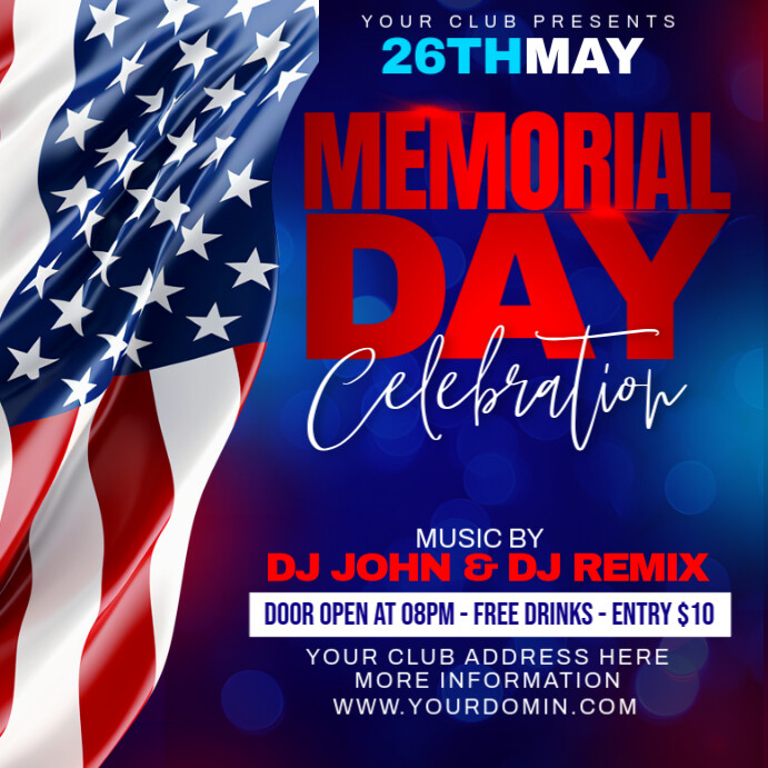 Copy of memorial day | PosterMyWall