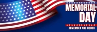 Memorial Day Twitter Banner template