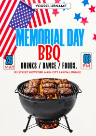 memorial day A6 template