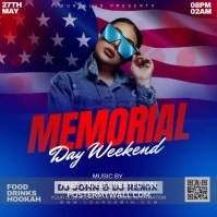 memorial day Publicación de Instagram template