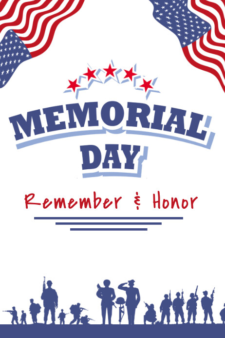 Memorial Day Template PosterMyWall