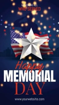Memorial Day Digital Display (9:16) template