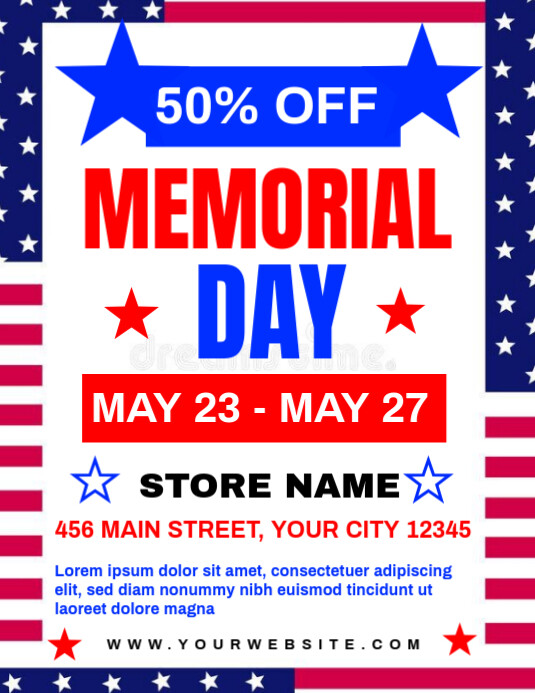 Copy of memorial day | PosterMyWall