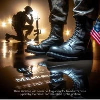 Memorial Day Logo template