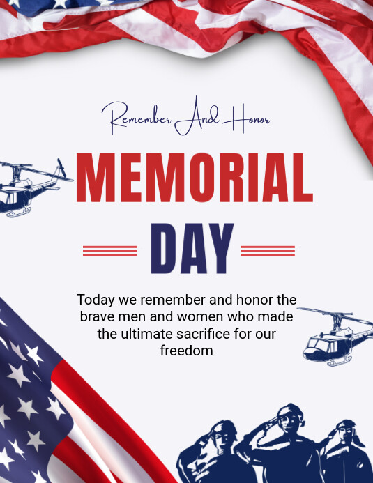 Copy of Memorial day | PosterMyWall