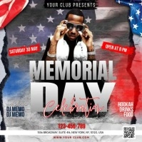Memorial Day Publicación de Instagram template