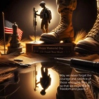 Memorial Day โลโก้ template