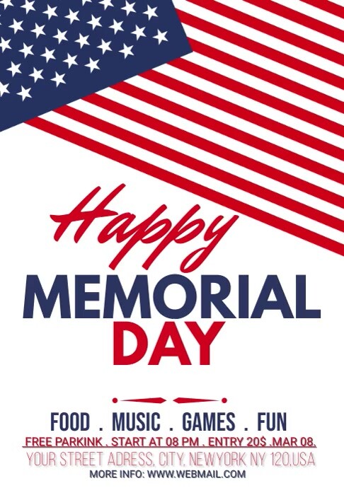 memorial day Template | PosterMyWall