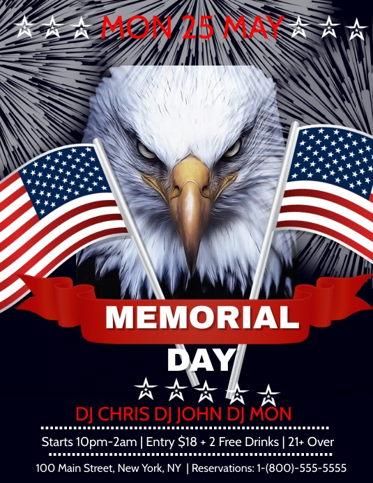 Copy of Memorial Day | PosterMyWall