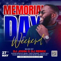 memorial day Wpis na Instagrama template