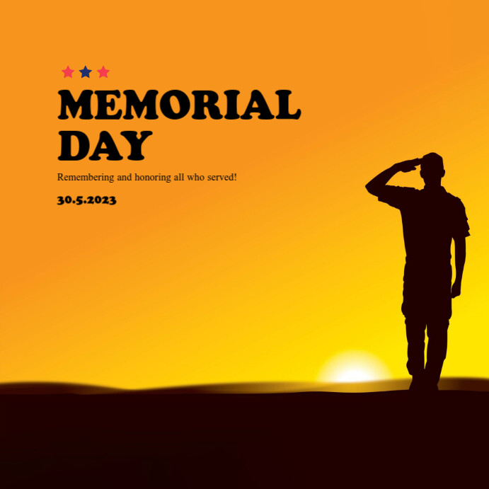 Memorial Day PosterMyWall