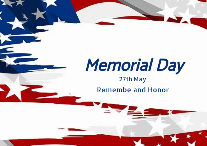 Memorial Day Template | PosterMyWall