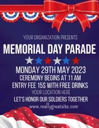 Memorial day Iflaya (Incwadi ye-US) template
