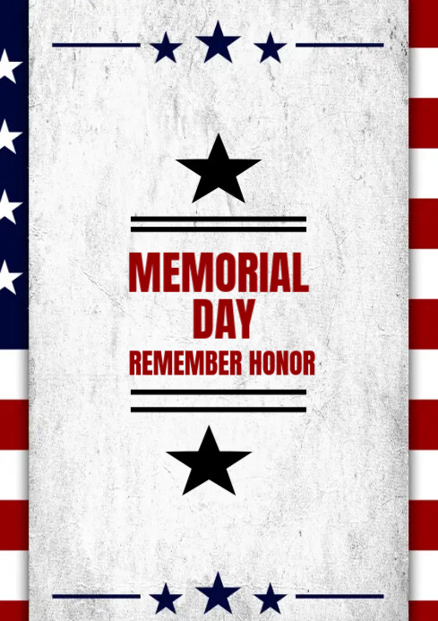 MEMORIAL DAY Template PosterMyWall