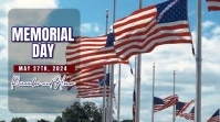 Memorial Day Сообщение Twitter template