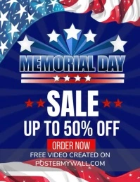 Memorial day Flyer (US Letter) template