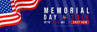 Memorial Day Banner 2 × 6 template