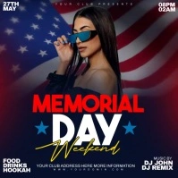 Memorial day Publicación de Instagram template