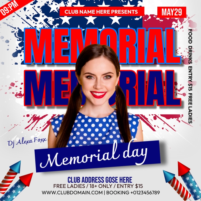 Copy of Memorial day | PosterMyWall