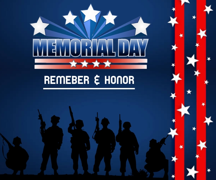 Memorial Day Template PosterMyWall