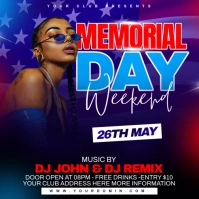 memorial day Instagram-Beitrag template