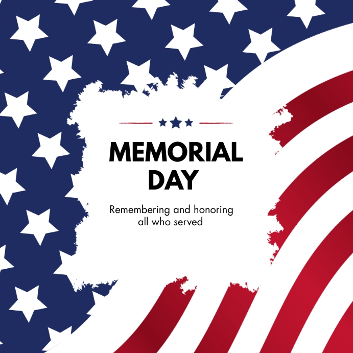 Memorial Day Template PosterMyWall