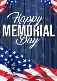 memorial day A3 template