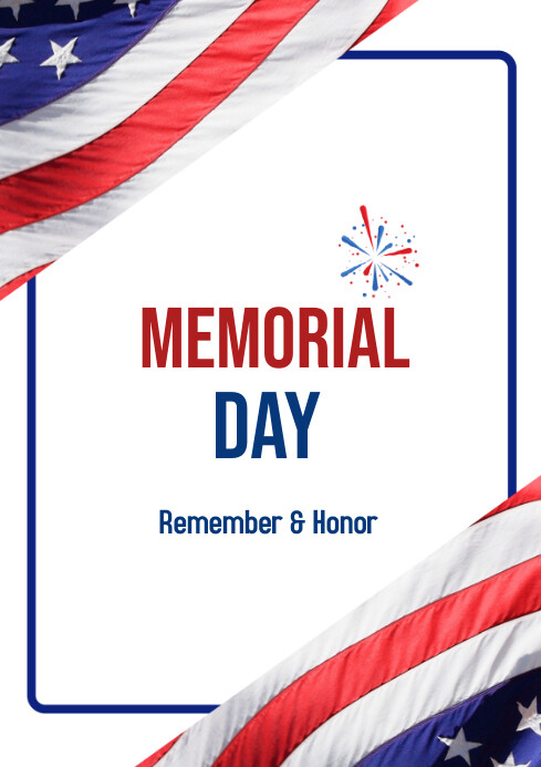 Memorial Day Template PosterMyWall