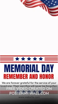 Memorial Day Instagram Story template