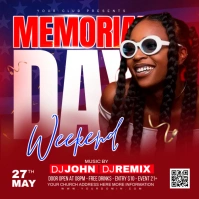 Memorial Day Instagram Post template