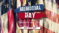 Memorial Day Publicación de Twitter template