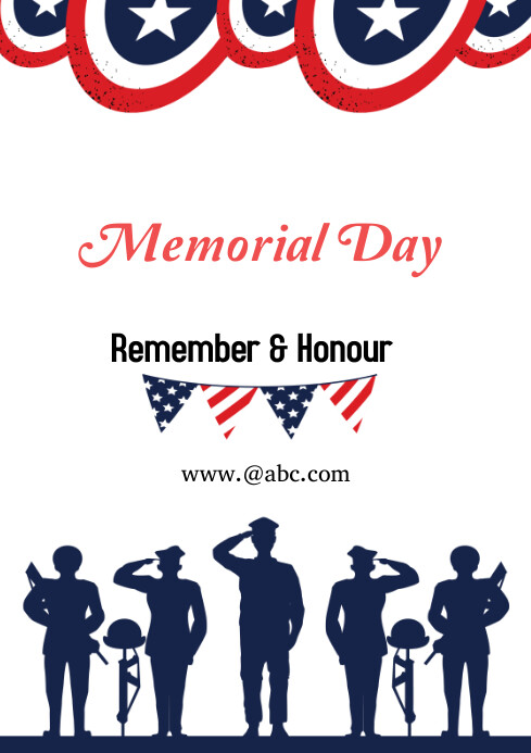 Memorial Day Template PosterMyWall