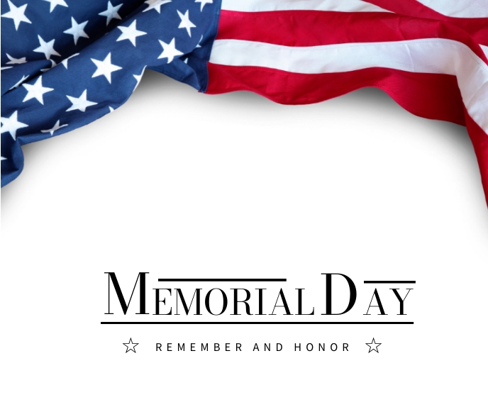 Memorial Day Template PosterMyWall