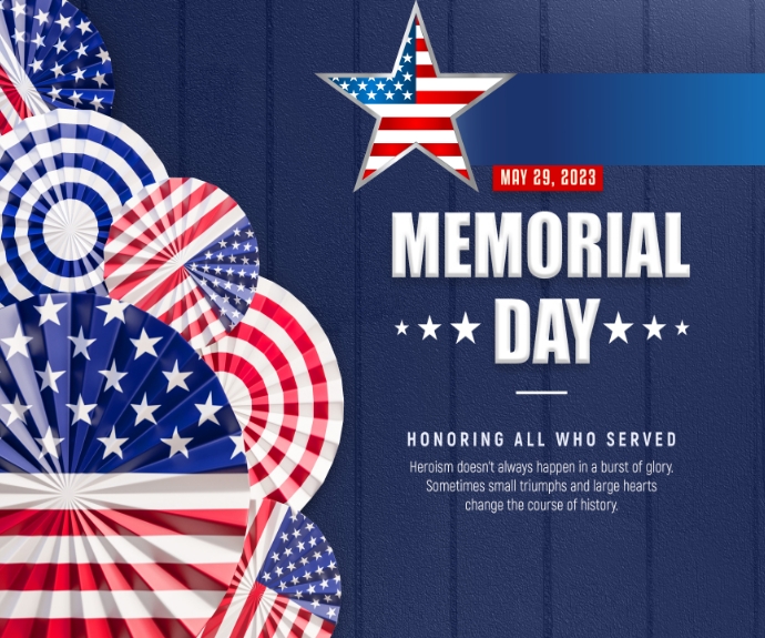 Memorial Day Template PosterMyWall