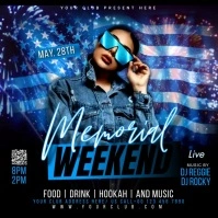 Memorial day Publicación de Instagram template