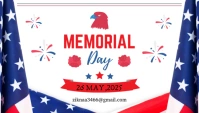 Memorial day Blog Header template