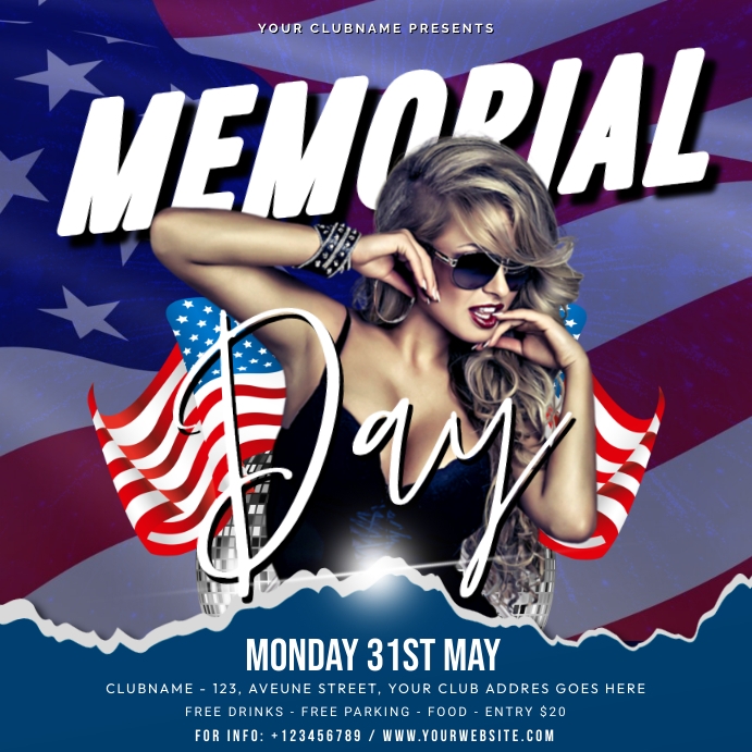 Copy of Memorial Day | PosterMyWall