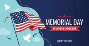 Memorial Day Facebook Ad template