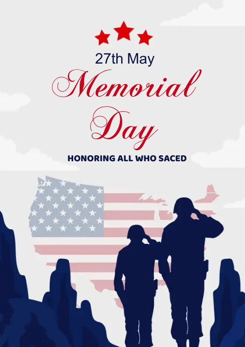 Memorial Day Template PosterMyWall