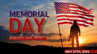Memorial Day Message Twitter template