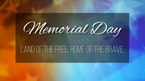 memorial day Digitalt display (16:9) template