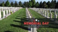 memorial day Цифровой дисплей (16 : 9) template