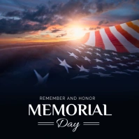 Memorial Day Publicación de Instagram template