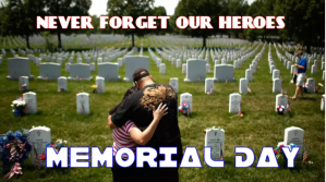 Gul Memorial day Twitter-opslag Template