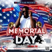 Memorial Day Instagram Post template