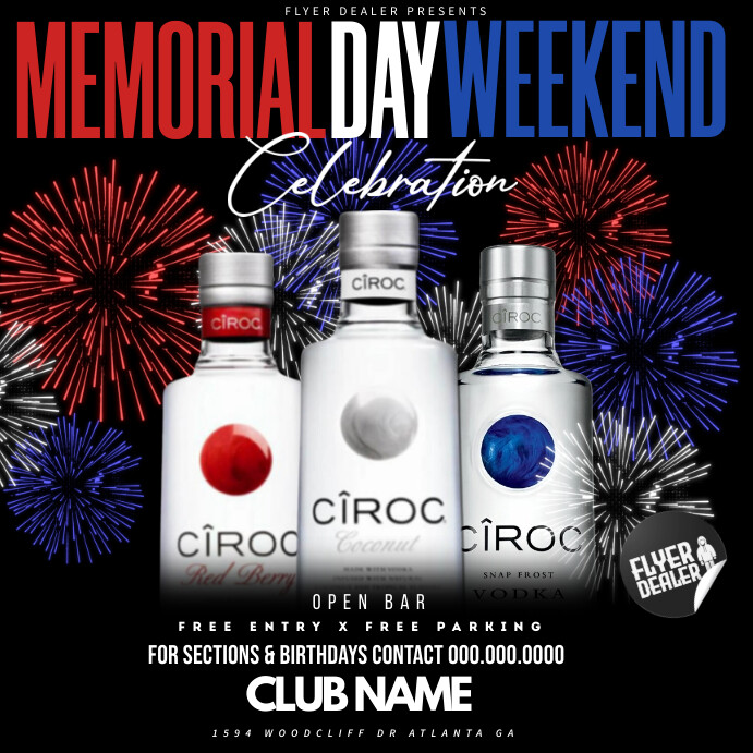 MEMORIAL DAY Instagram Post template