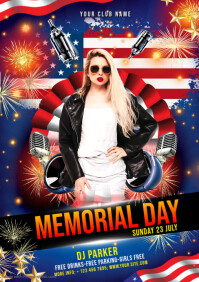 Memorial Day Weekend Flyer Template | PosterMyWall